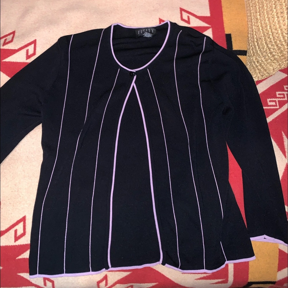 beautiful purple and black coat